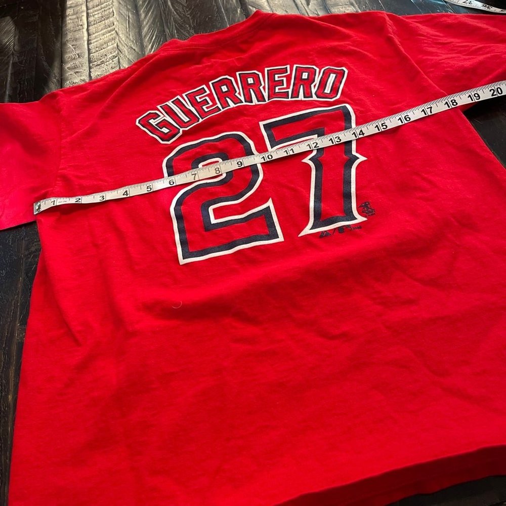 Los Angeles Angels Of Anaheim Majestic Jersey Shirt Throwback Youth Size Large